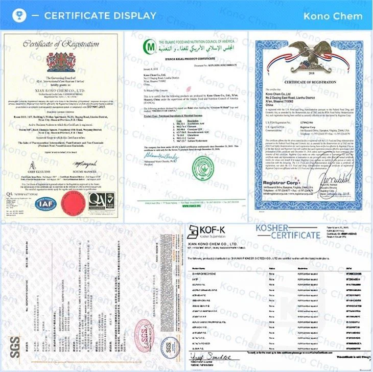 Certificates Of Food Grade Rosmarinic Acid Powder